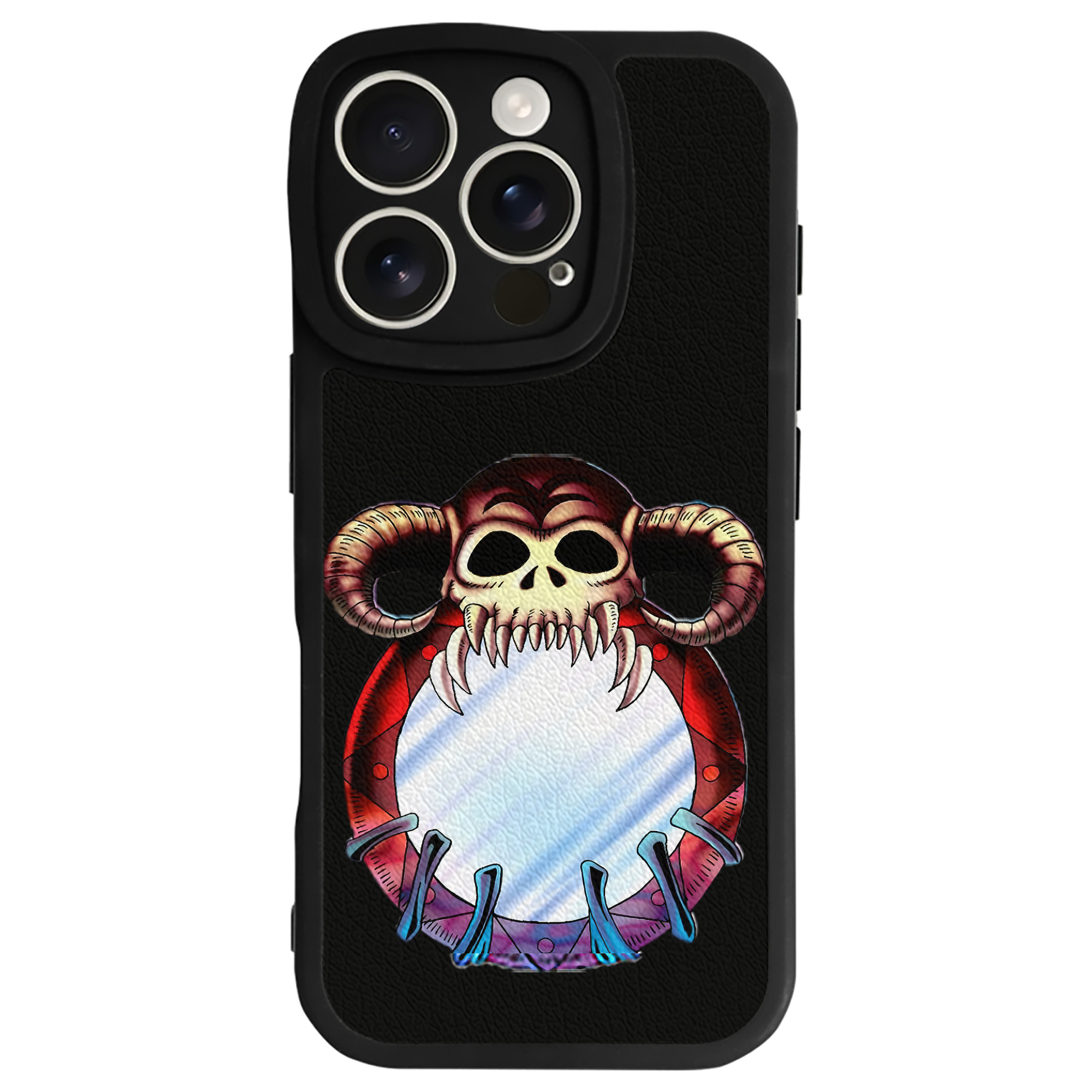 （画像用） 遊☆戯☆王 Yu-Gi-Oh! 【iPhone 16シリーズ対応】シリコンスマホケース（レザー調） 材質：シリコン